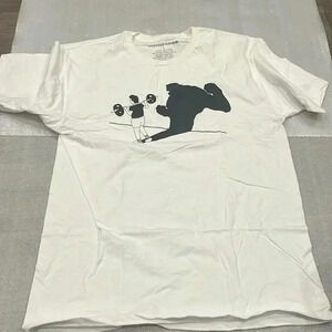 ❤️2/$30❤️[L]Lifting  Crew Novelty White SS Shirt